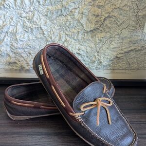 L.L. Bean Men's Brown Leather Moccasins